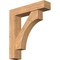 Ekena Millwork Westlake Block Smooth Bracket w/ Offset Brace, Western Red Cedar, 7 1/2"W x 34"D x 38"H BKT0806X34X38WTL05SWR - alternate 1